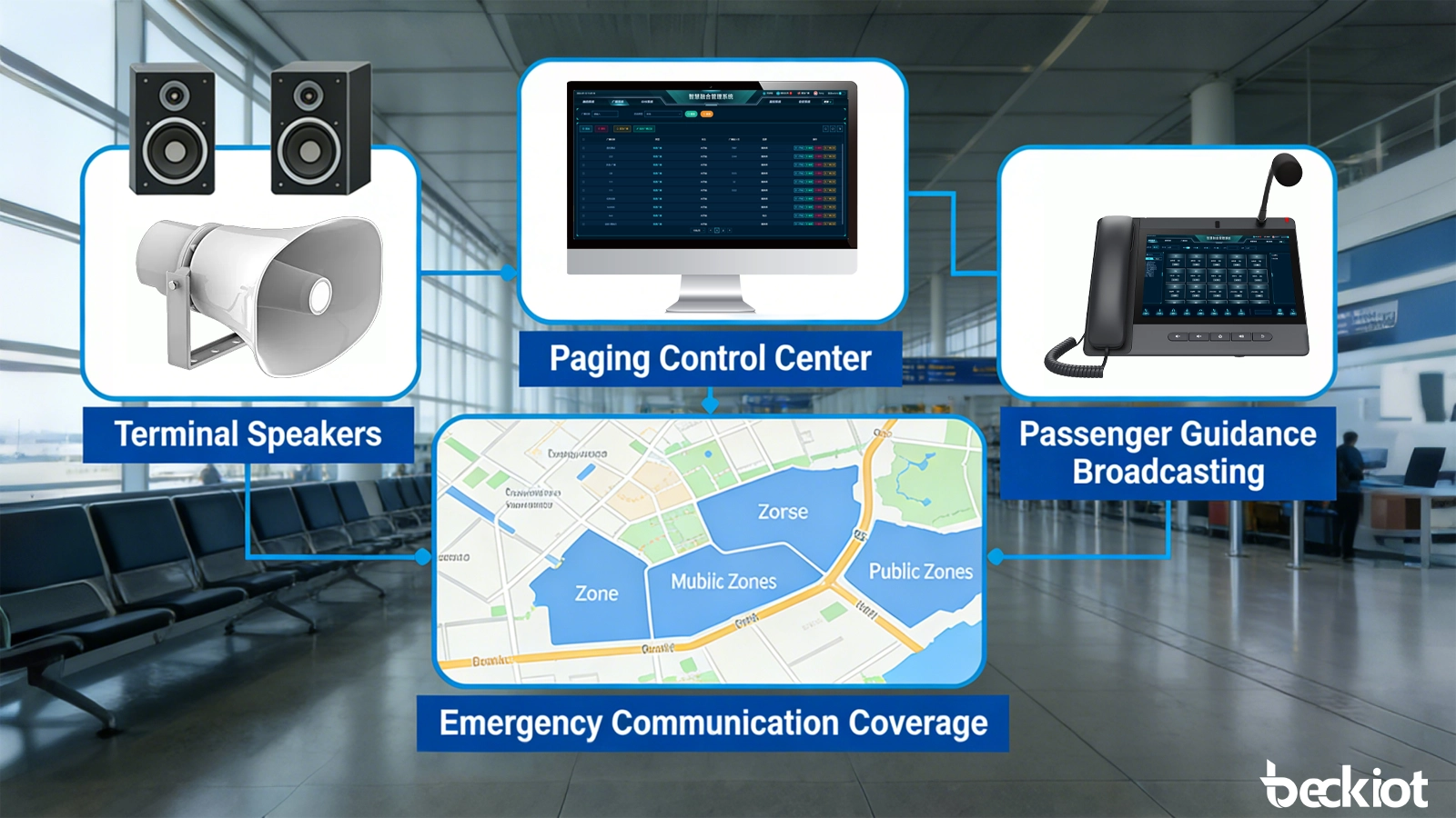 المطار والنقل المحور PAGA الحل