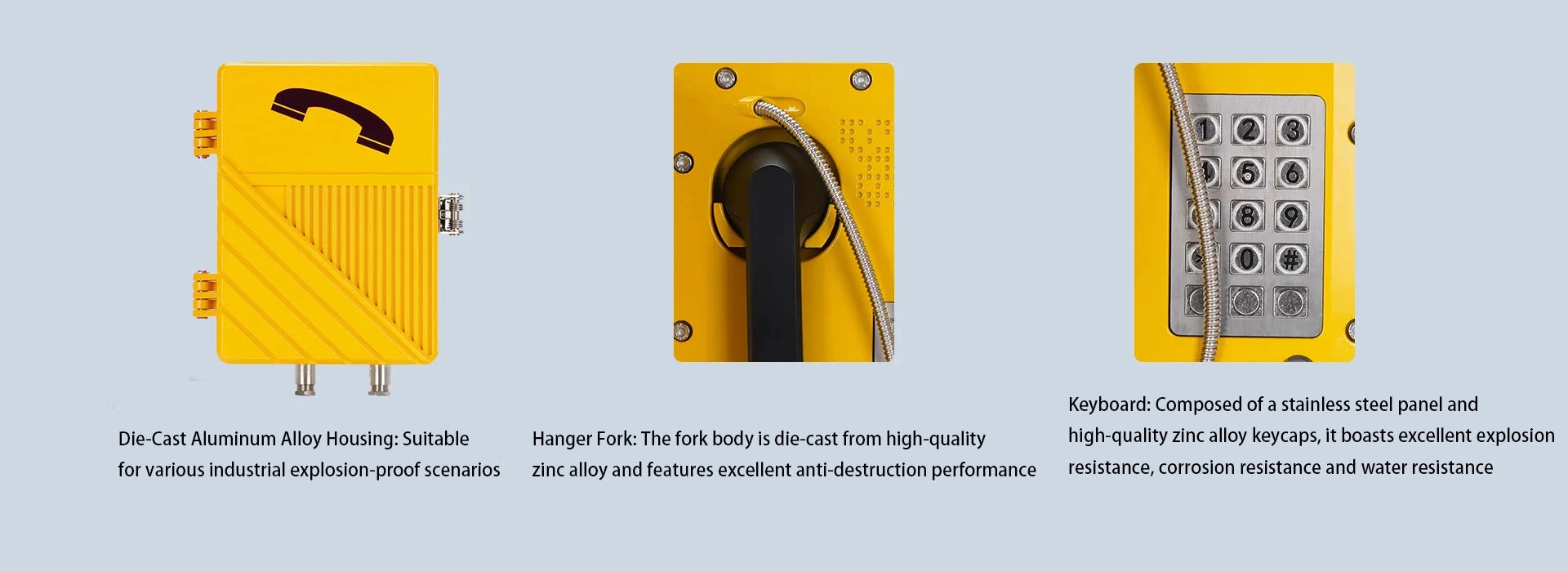 مواد متعددة لسيناريوهات التطبيق المختلفة.