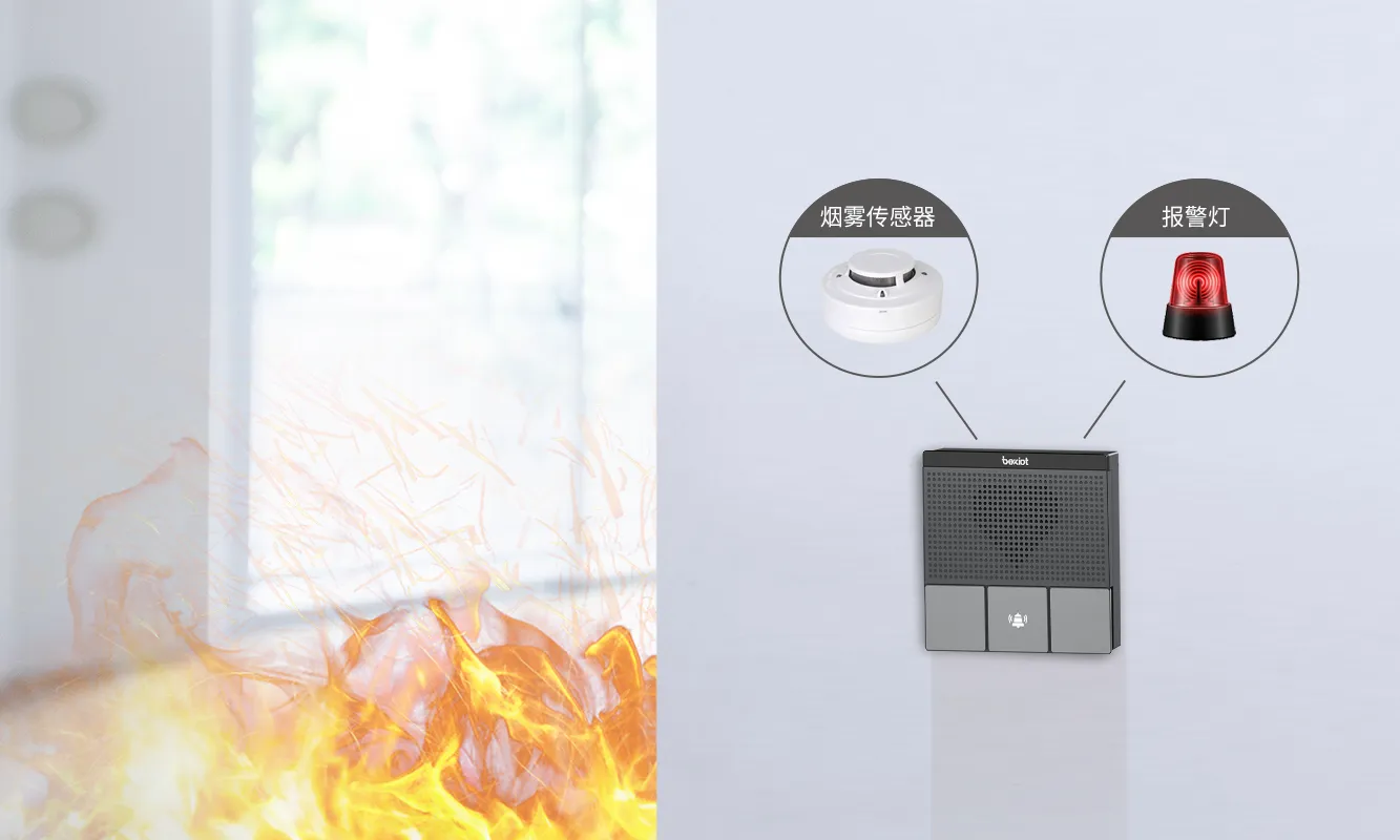 واجهة إنذار خارجية للاستجابة لحالات الطوارئ