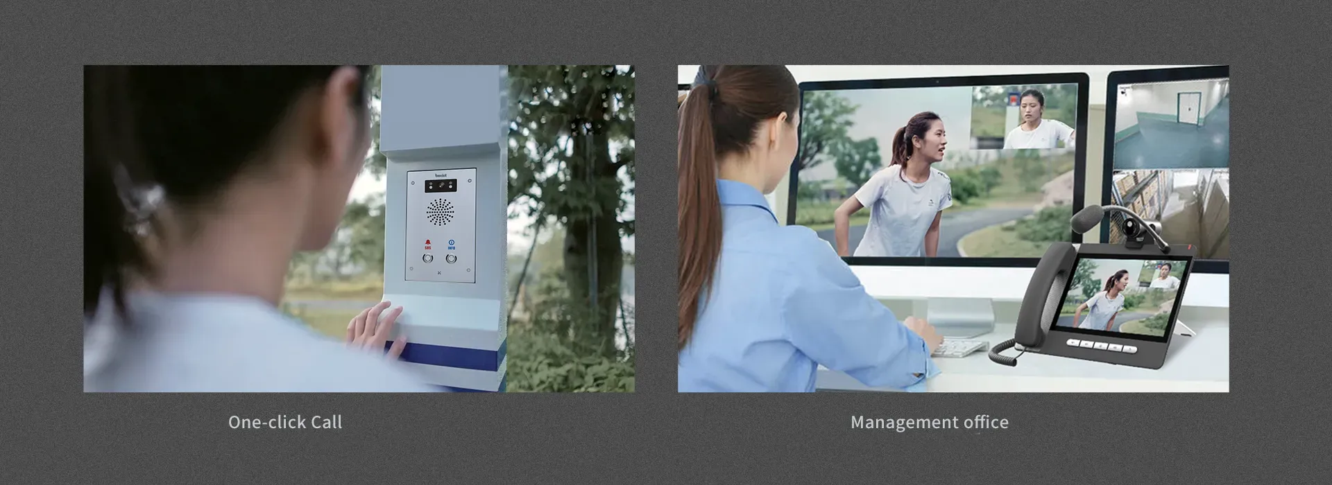 HD الاتصال الداخلي المرئي (BHP-SOS16V-02P فقط)