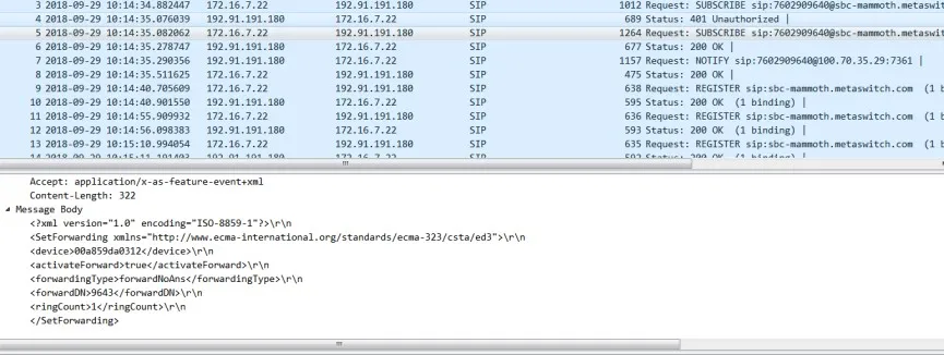 التحويل عند عدم الرد من جانب الهاتف