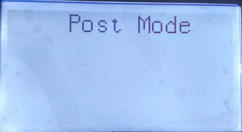 الهاتف في وضع POST