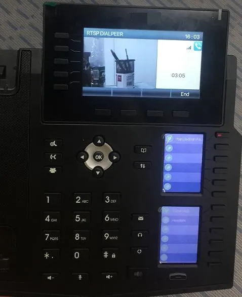 عرض تدفق الكاميرا بنجاح على الهاتف