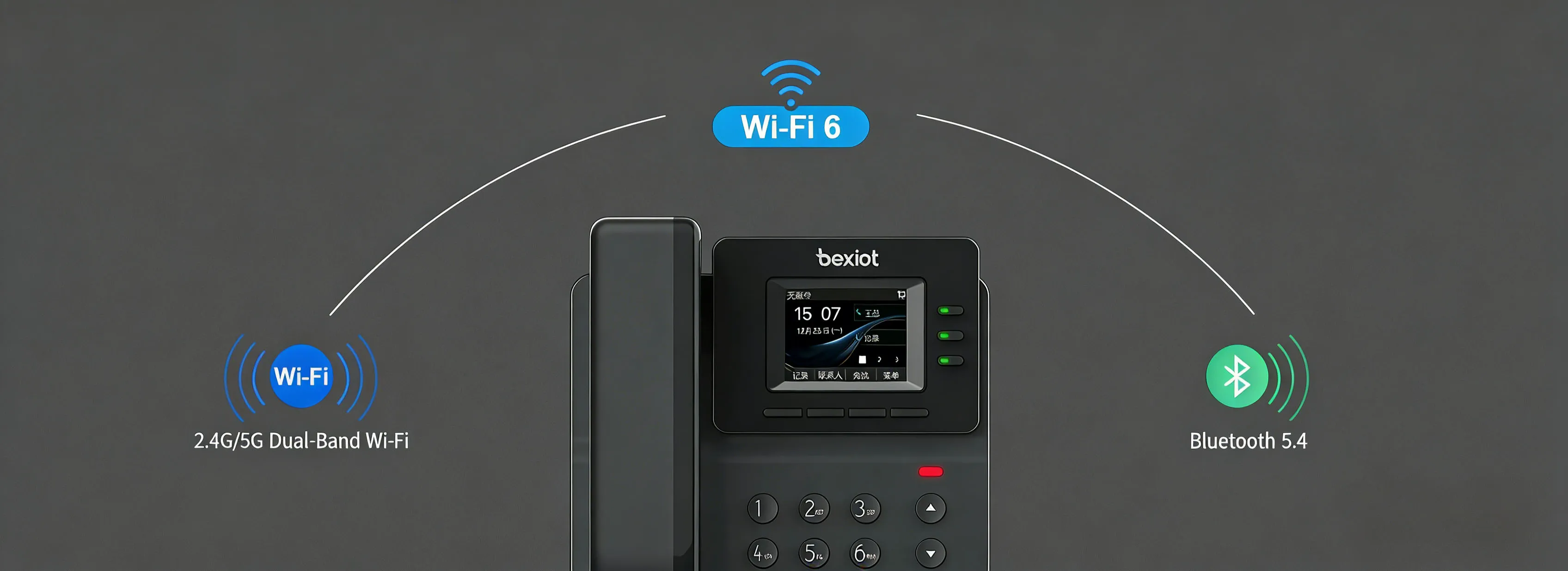 يدعم واي فاي 6 وبلوتوث 5.4 لنقل أسرع وأكثر استقرارا