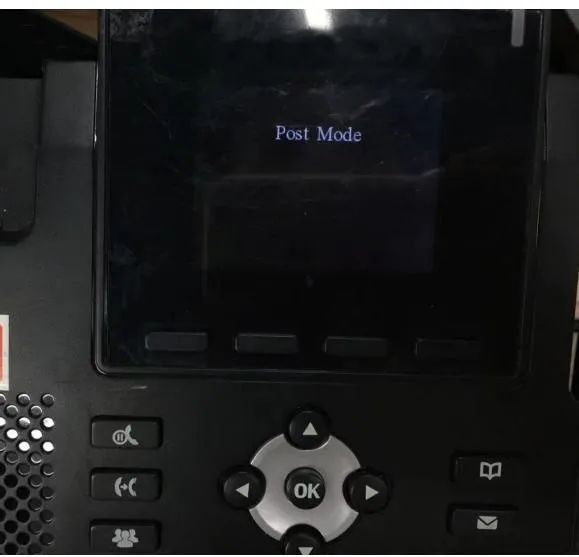 دخول الهاتف في وضع POST