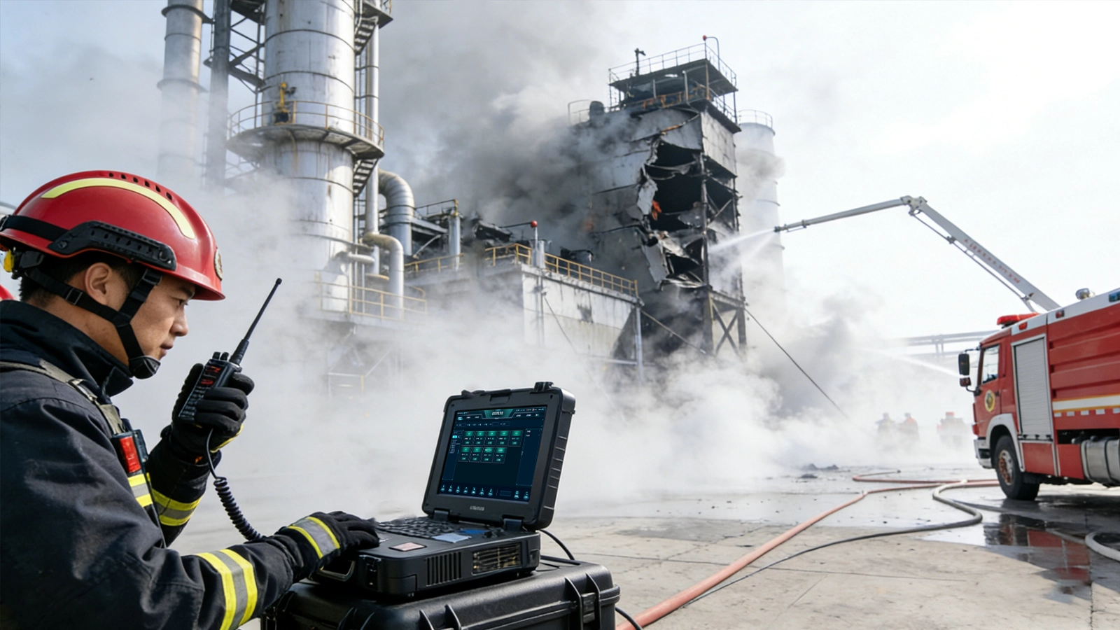 الاستجابة للطوارئ الاتصالات الحل