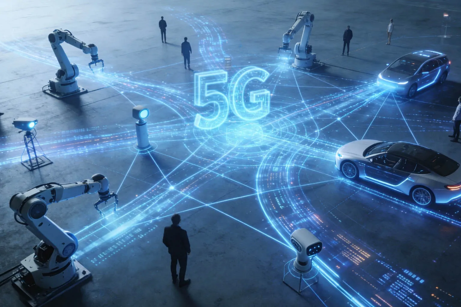 ما هي شبكة 5G ؟ الميزات ، بنية الشبكة ، والتطبيقات