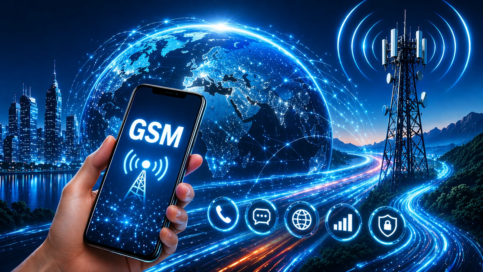 ما هي الاتصالات المتنقلة GSM ؟ الميزات ، بنية الشبكة ، والتطبيقات