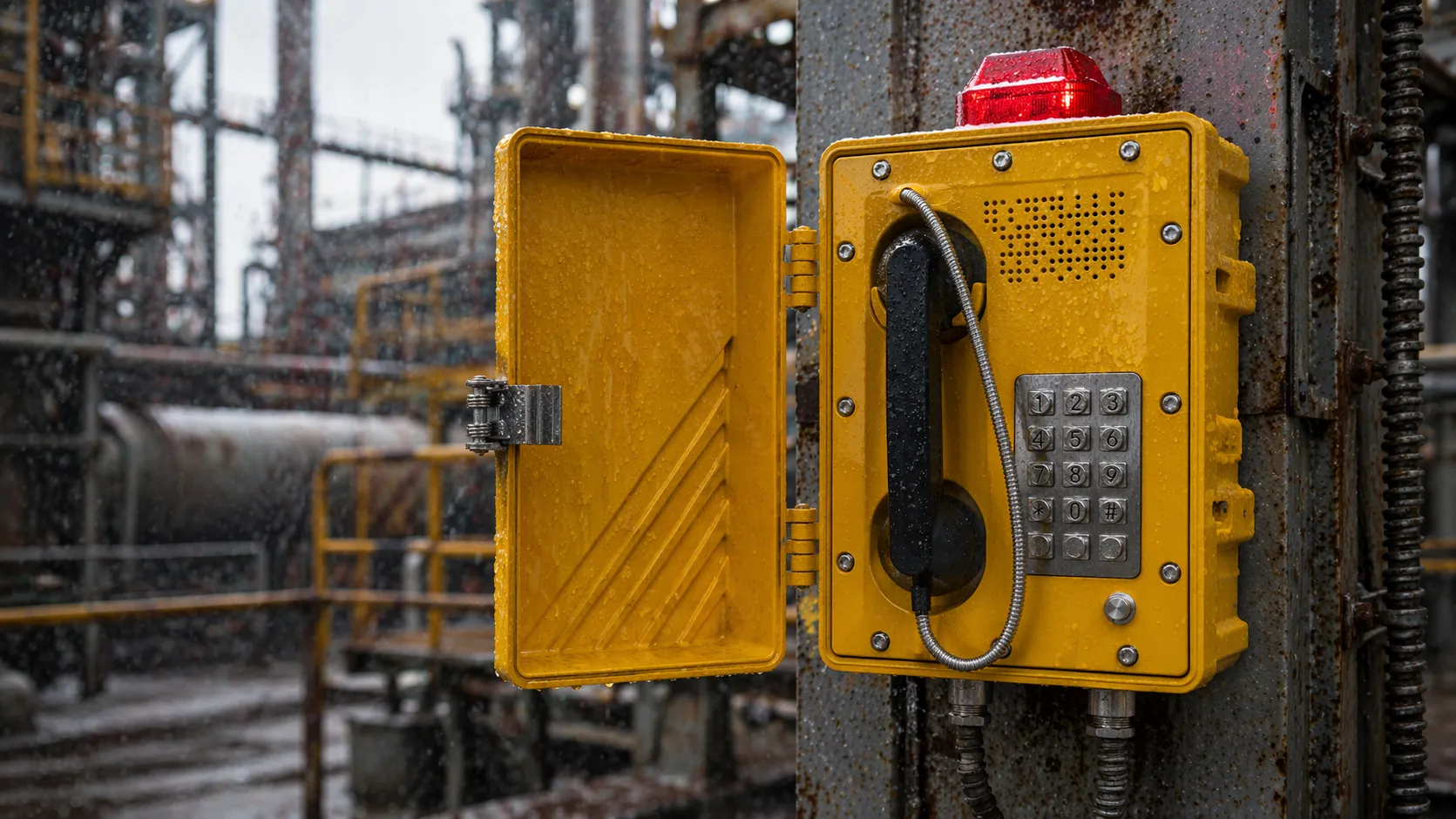 ما هو الهاتف الصناعي وكيف يعمل