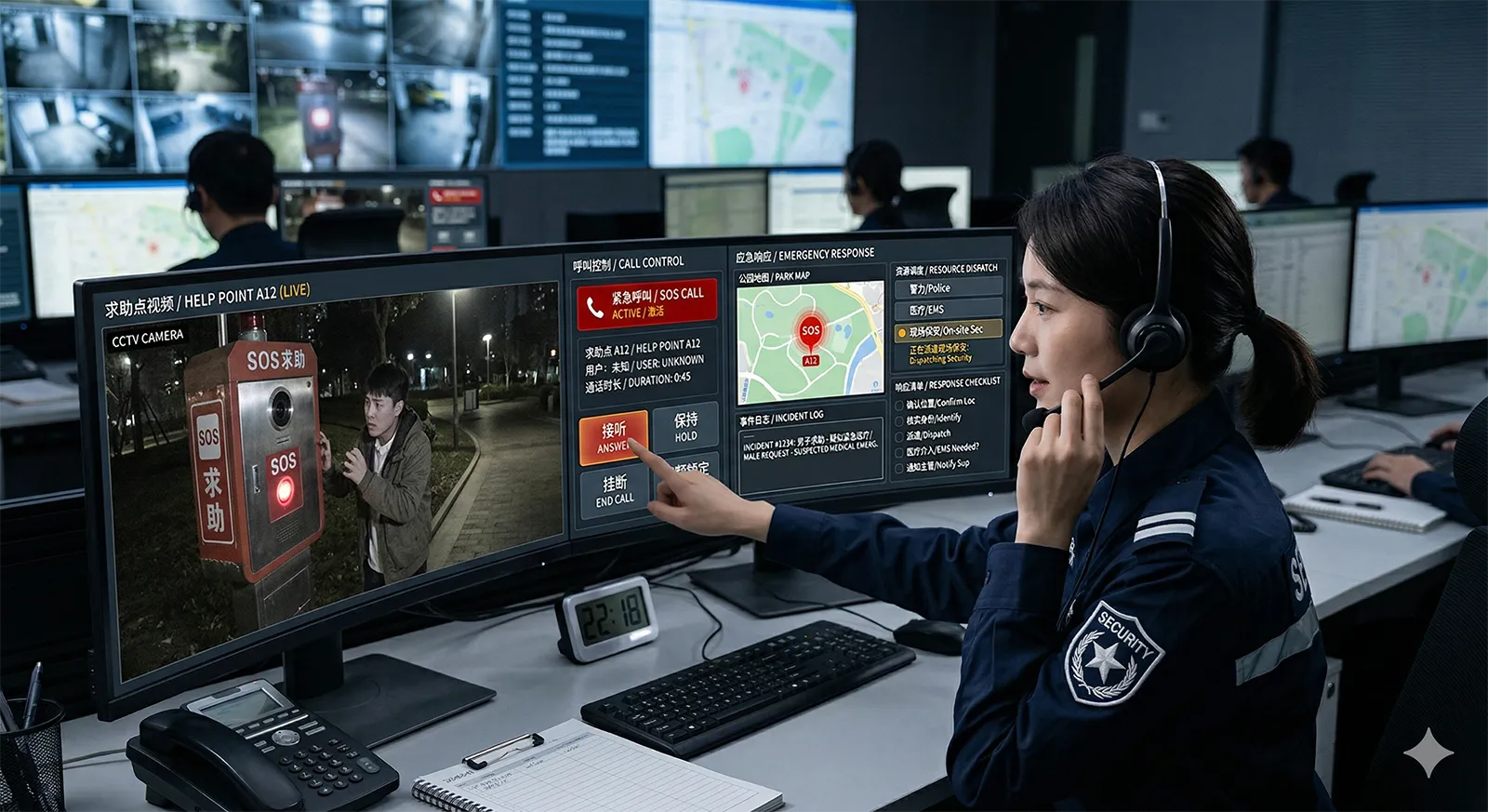 ما هو الاتصال الداخلي SOS وكيف يعمل