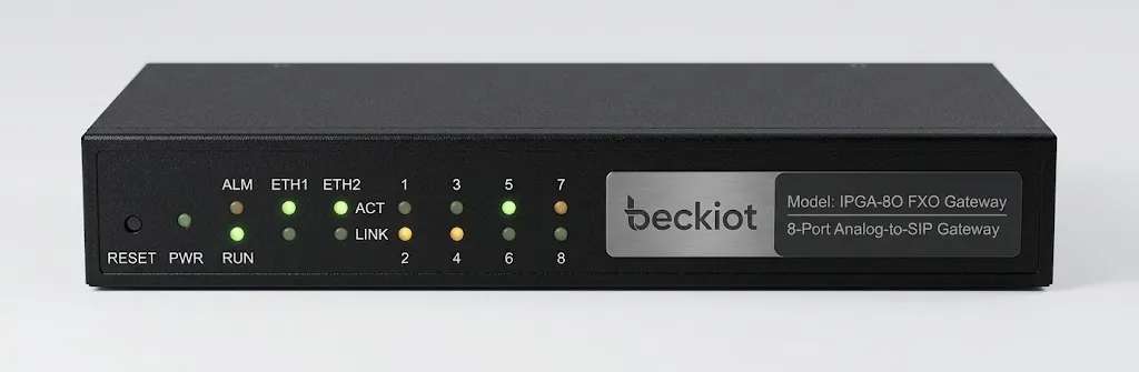 بوابة FXO IPGA-80 لشركات SMB والمكاتب الفرعية ونشرات التناظرية إلى SIP متعددة المواقع