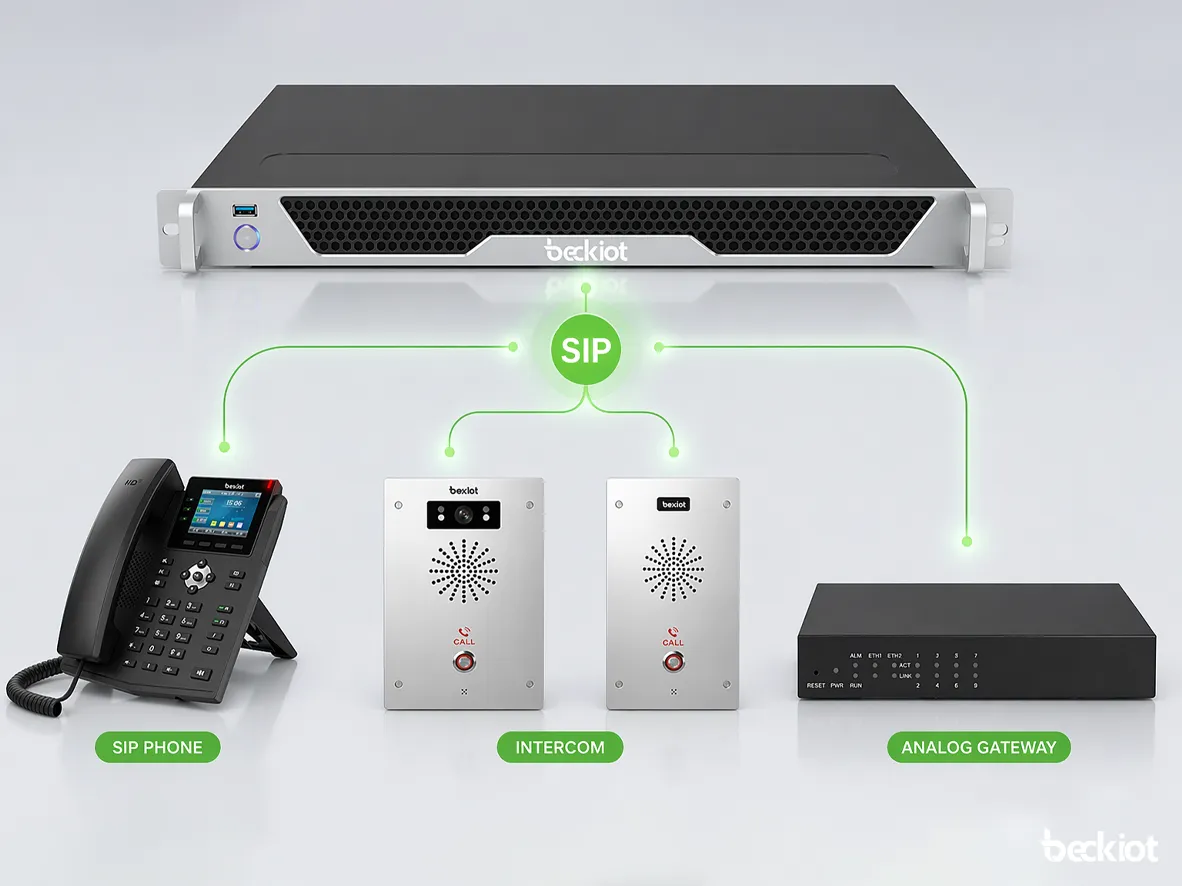 فتح SIP قابلية التشغيل البيني مع أنواع متعددة نقطة النهاية