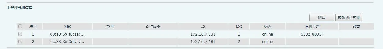 واجهة الأرقام الفرعية غير المدارة