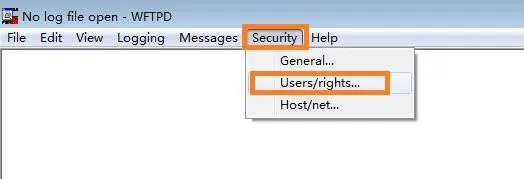 تشغيل ملف wftpd.exe بصلاحية المسؤول