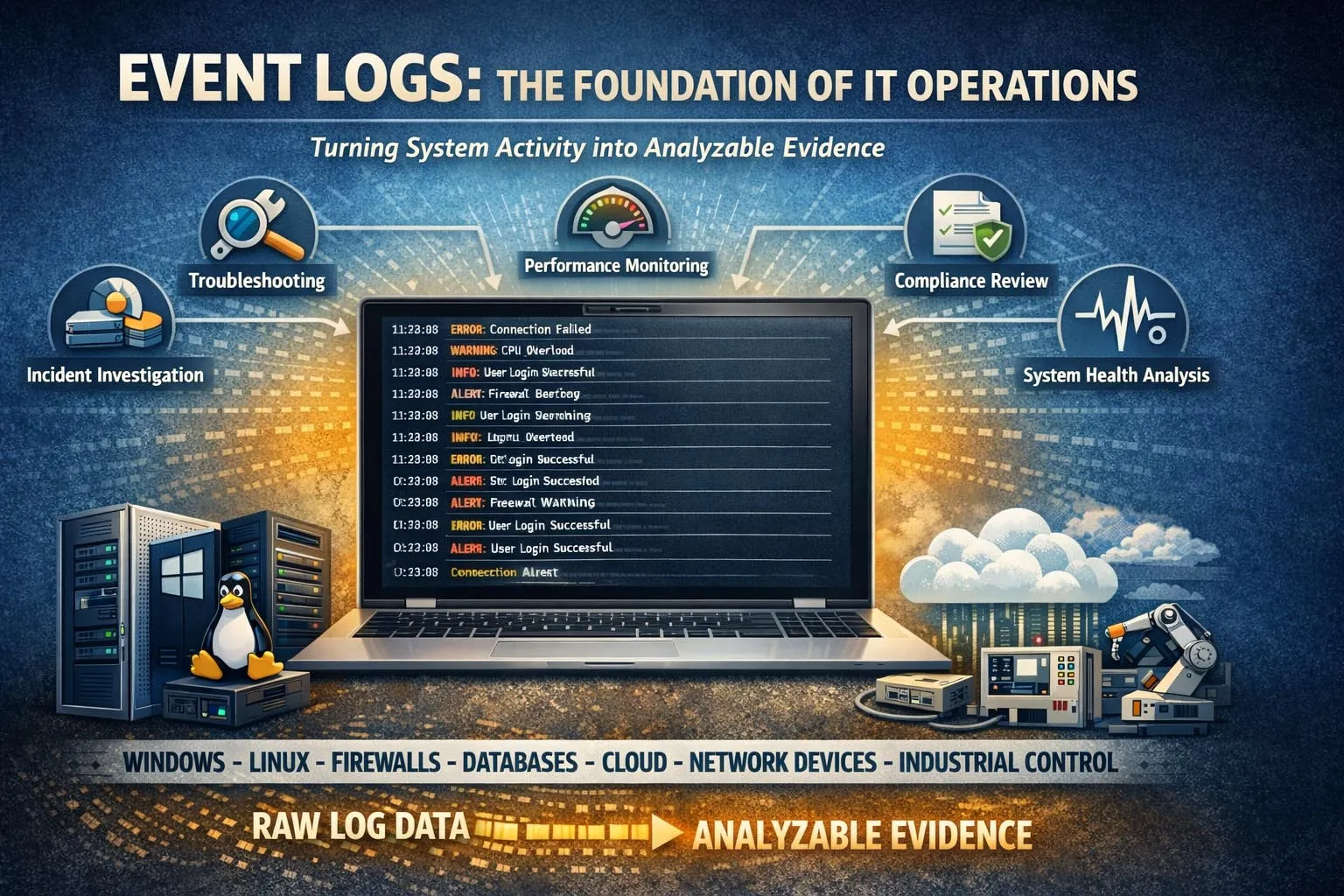 ما هو سجل الحدث ؟ الميزات والتطبيقات