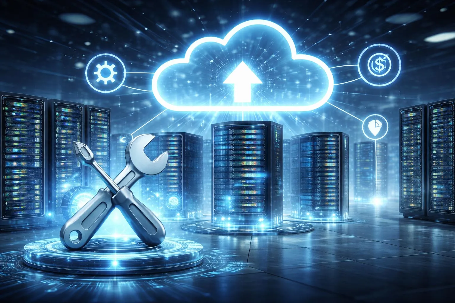 مهام صيانة الإدارة السحابية بما في ذلك مراجعة التكوين والتحقق من صحة النسخ الاحتياطي ومراقبة الأداء والتحكم في التكاليف وحوكمة الوصول