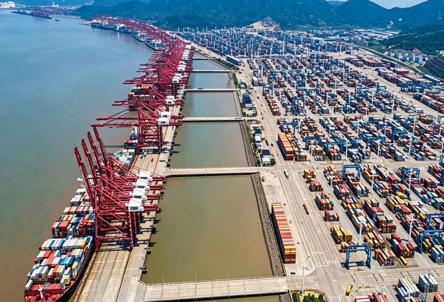 الترحيل ، الاتصال الداخلي ، ونظام الاتصالات في حالات الطوارئ لميناء نينغبو تشنهاي