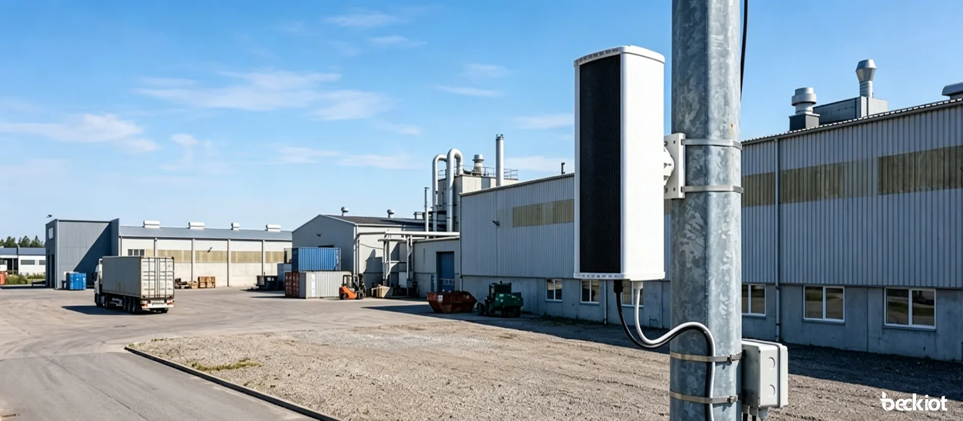 SK12 SIP 120W audio column speaker used for outdoor announcements and industrial high-power public address communication