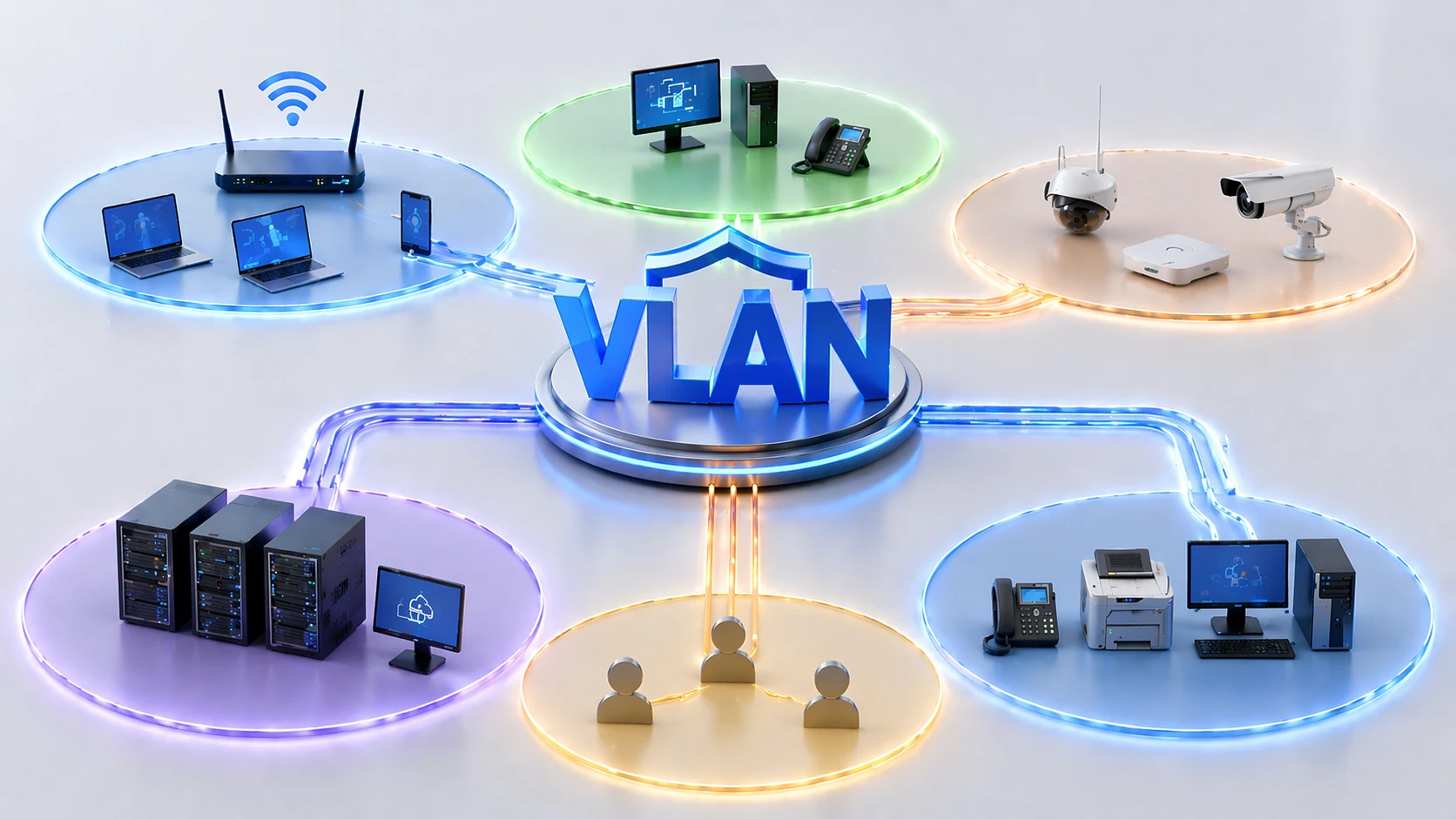 ما هو تجزئة VLAN ؟ الميزات والتطبيقات