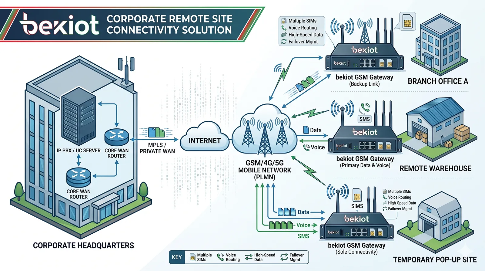 ما هي بوابة GSM؟ الميزات والفوائد وتطبيقات الأعمال