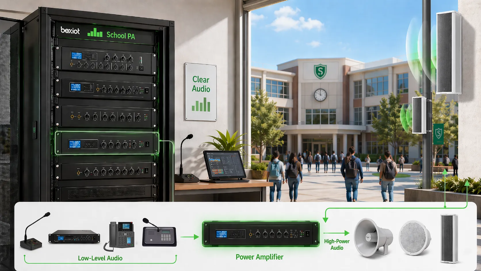 ما هو مكبر القوة؟ كيف يعمل، وفوائده وتطبيقاته