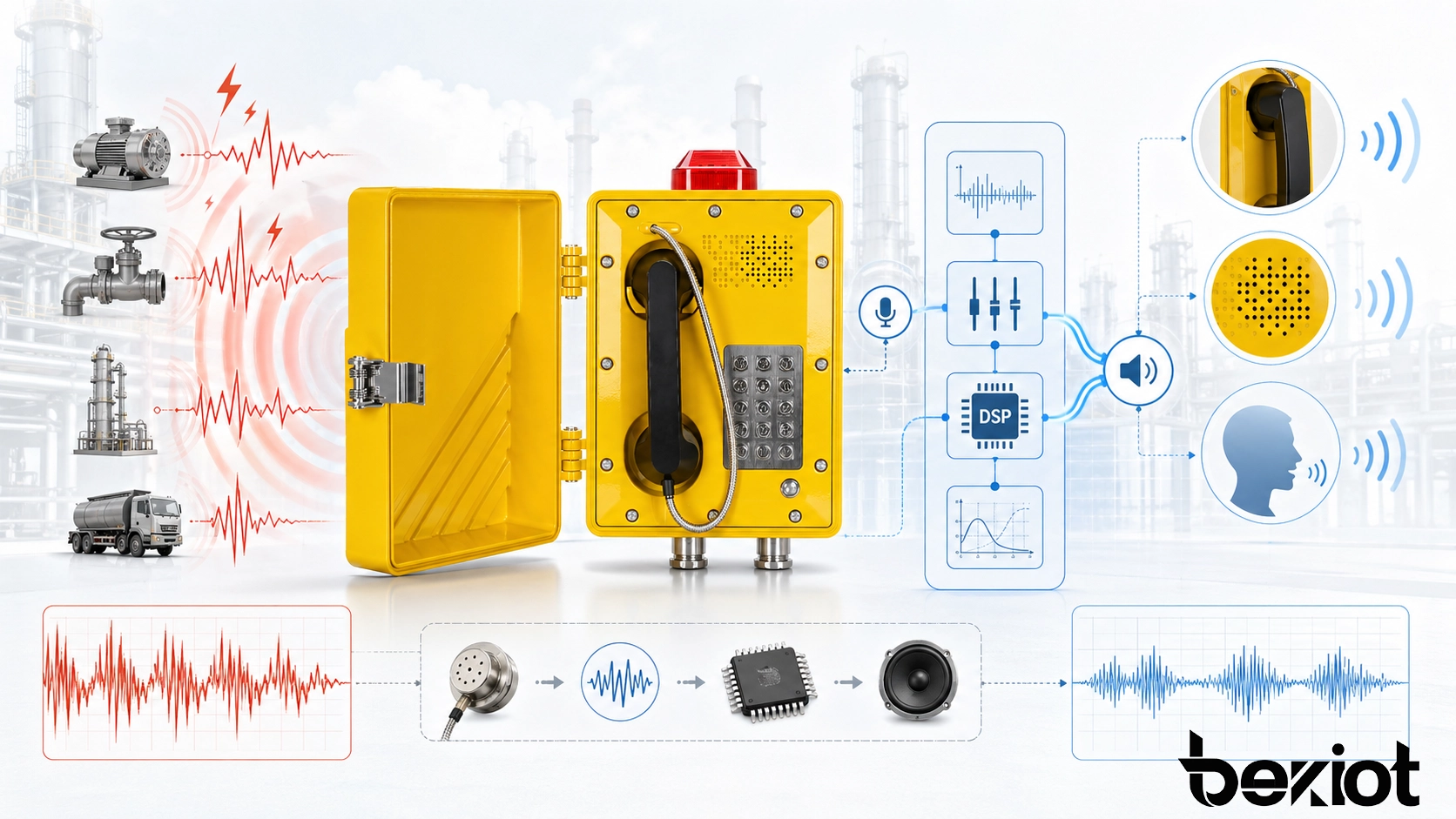 ما المزايا الصوتية وخصائص التطبيق لتقنيات تقليل الضوضاء؟