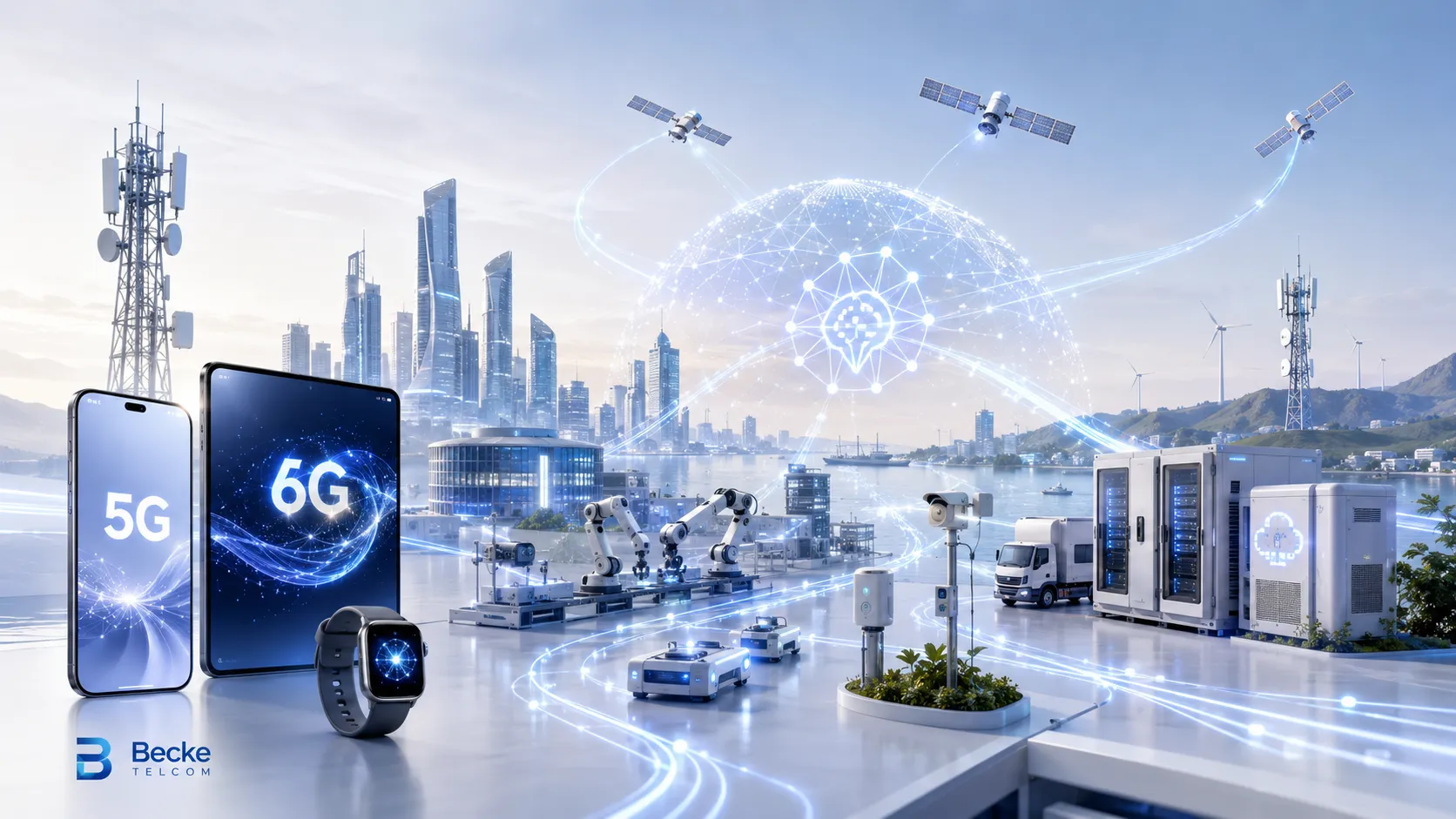 من 5G إلى 6G: تطور الشبكة والهندسة التقنية وفرص العالم الحقيقي