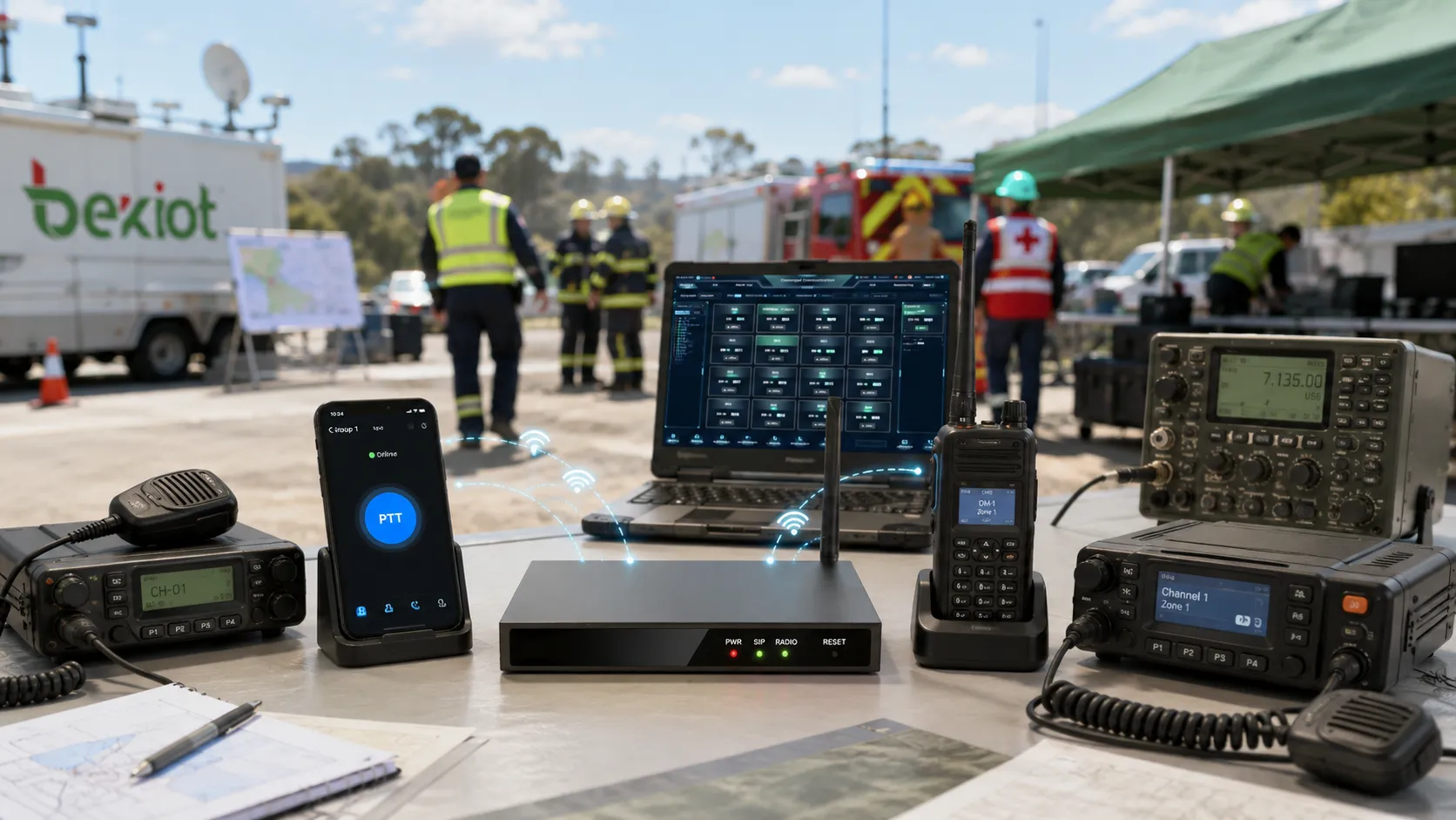 بوابة التشغيل البيني اللاسلكي أم وحدة dispatch الصوتية: أي حل يناسب اتصالات الطوارئ؟