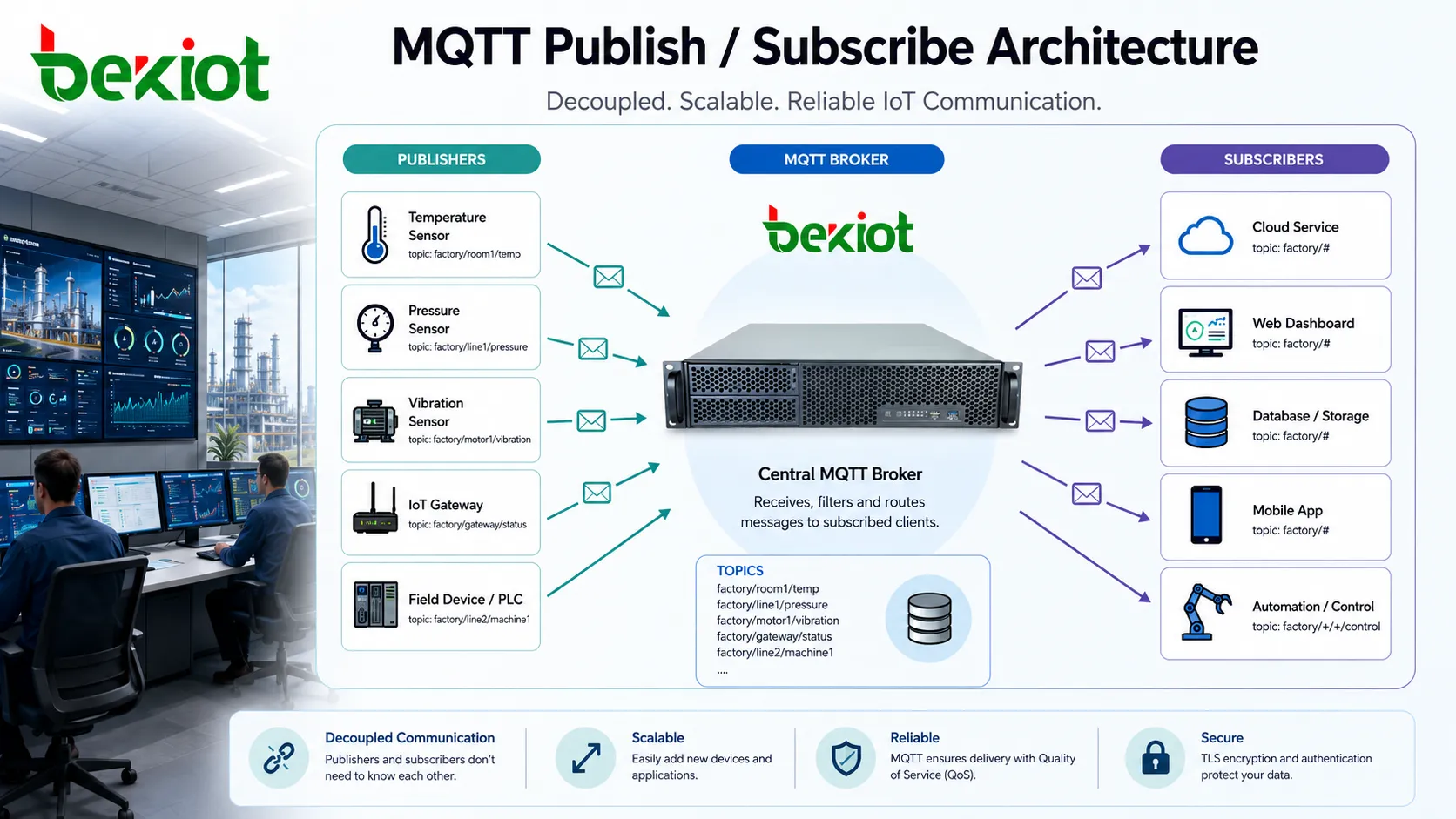 تحليل مبدأ عمل MQTT