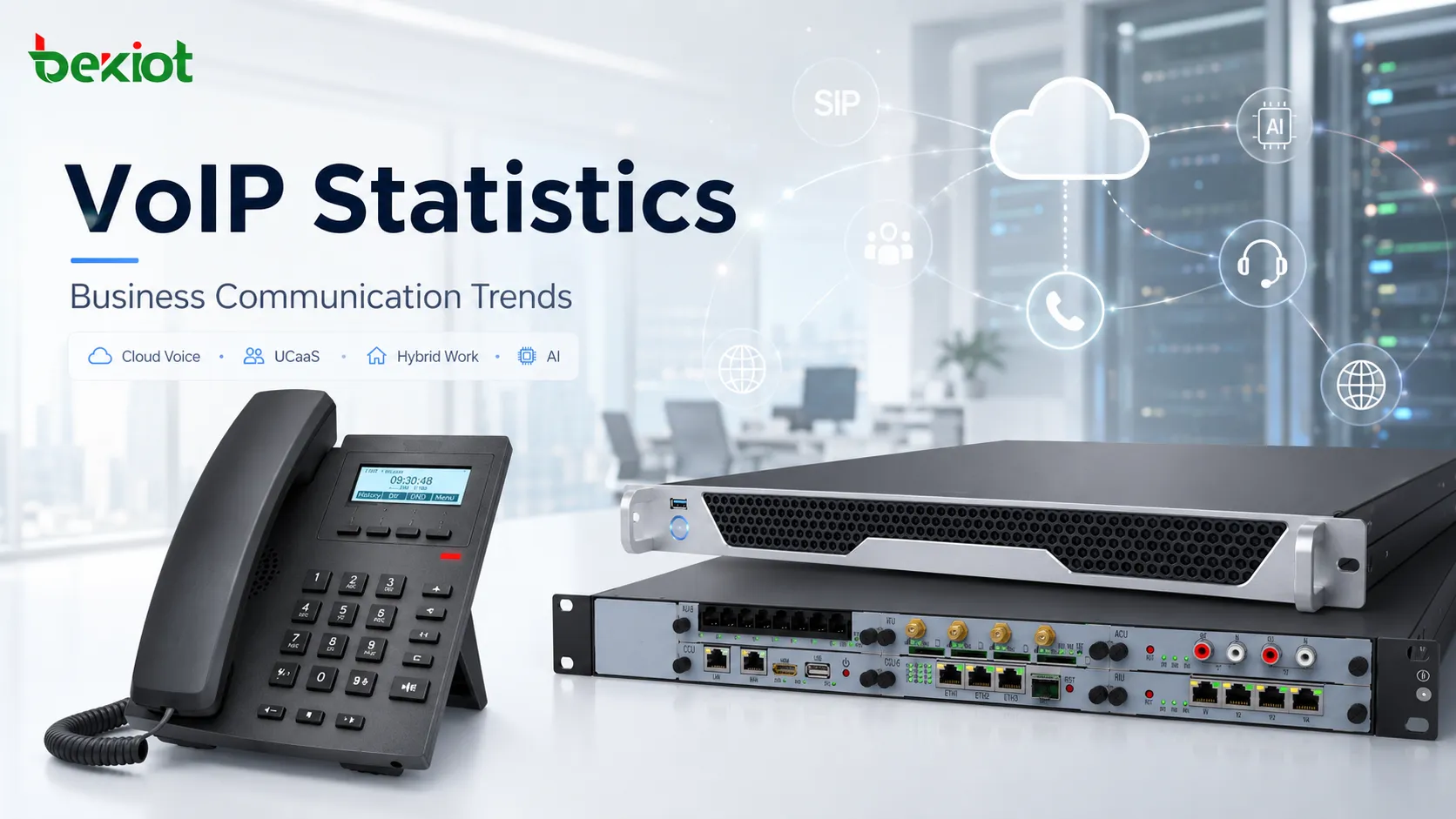 أحدث إحصاءات VoIP وتحليل اتجاهات اتصالات الأعمال