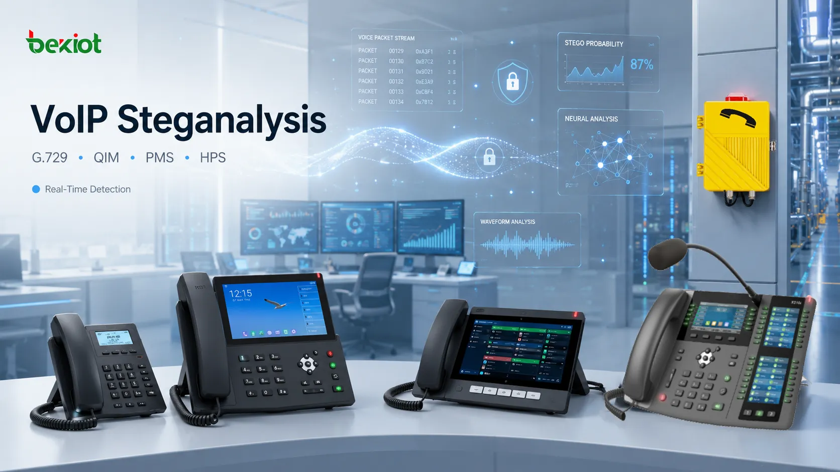 كيف يمكن اكتشاف البيانات المخفية في تدفقات VoIP؟