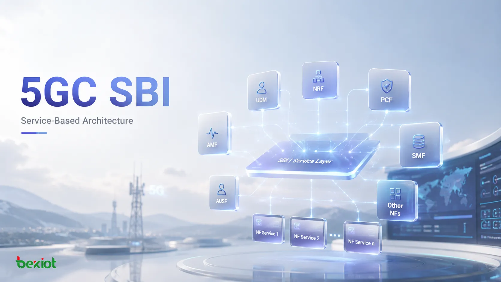 نظرة عامة على واجهة SBI في 5GC: من النقاط المرجعية إلى المعمارية القائمة على الخدمات