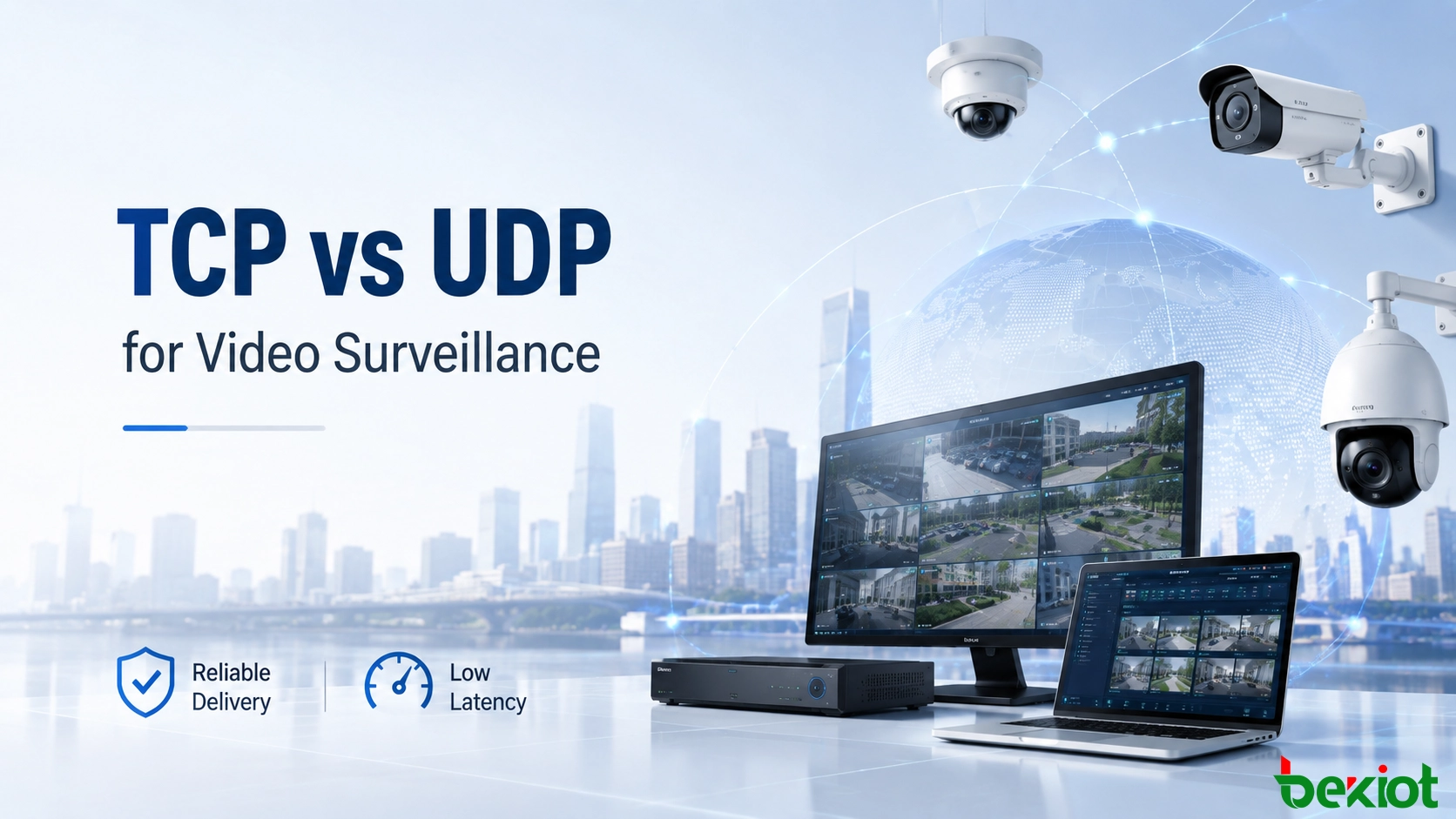 TCP مقابل UDP لكاميرات مراقبة الفيديو: أيهما يجب استخدامه؟
