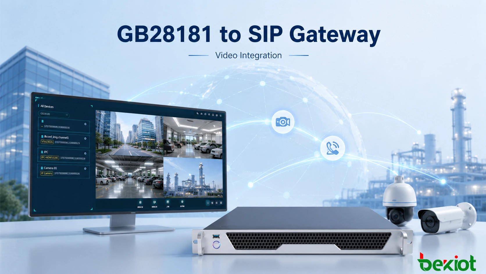 حل بوابة GB28181 إلى SIP لتكامل الفيديو والاتصالات الموحدة