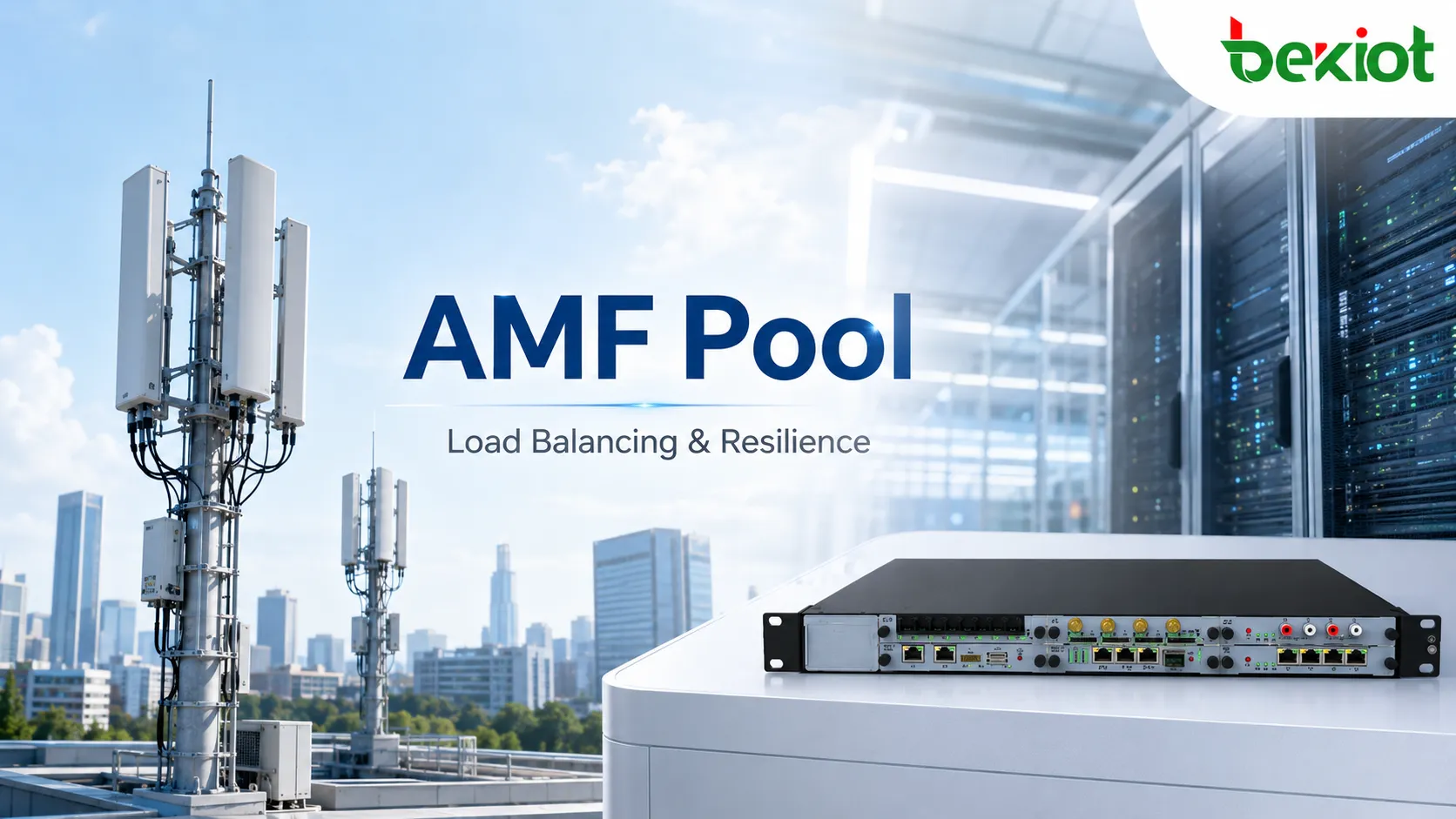 كيف يحقق AMF Pool موازنة الأحمال والمرونة؟