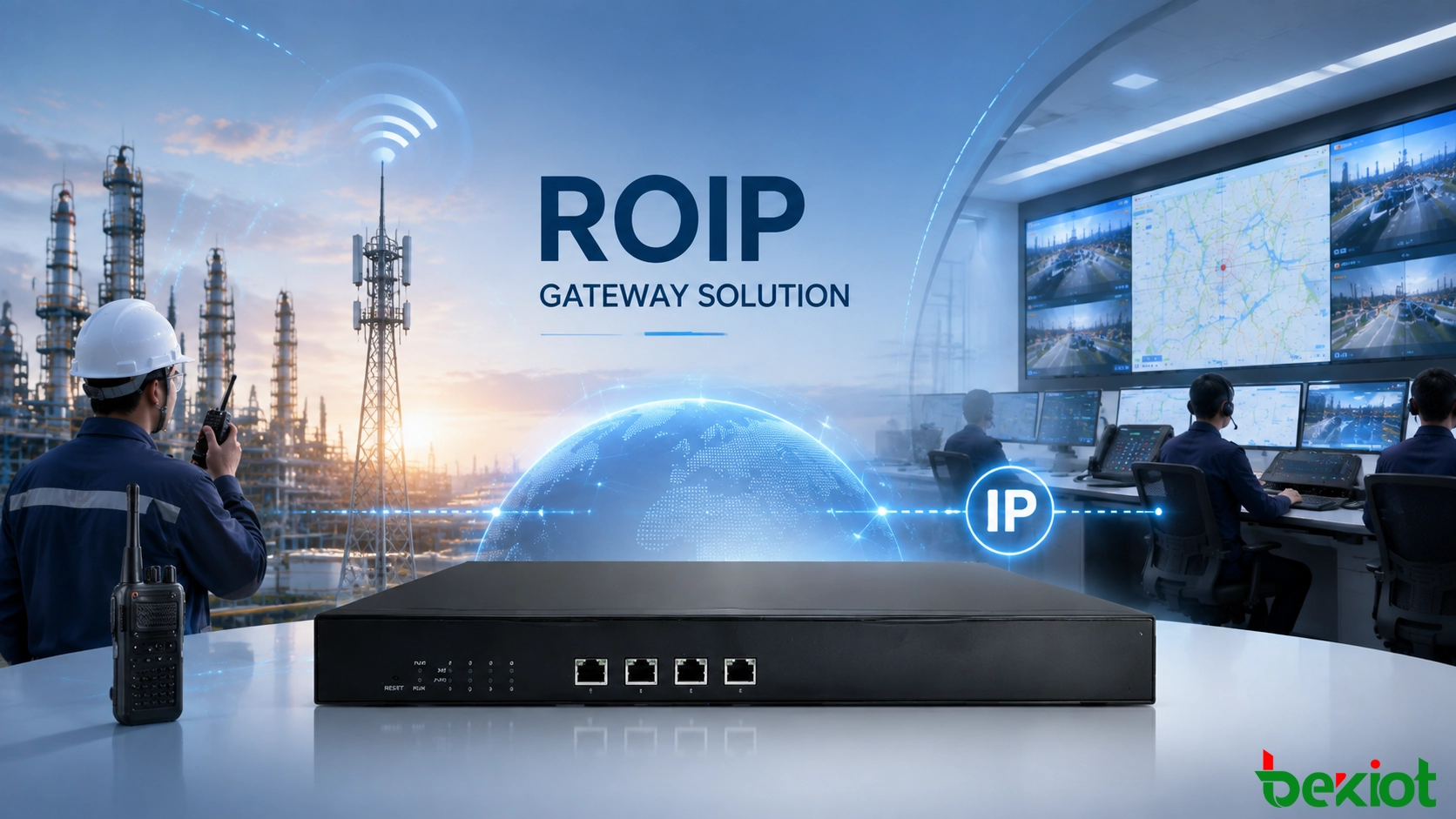 كيفية بناء نظام اتصالات بوابة ROIP للشبكات الموحدة للراديو و IP