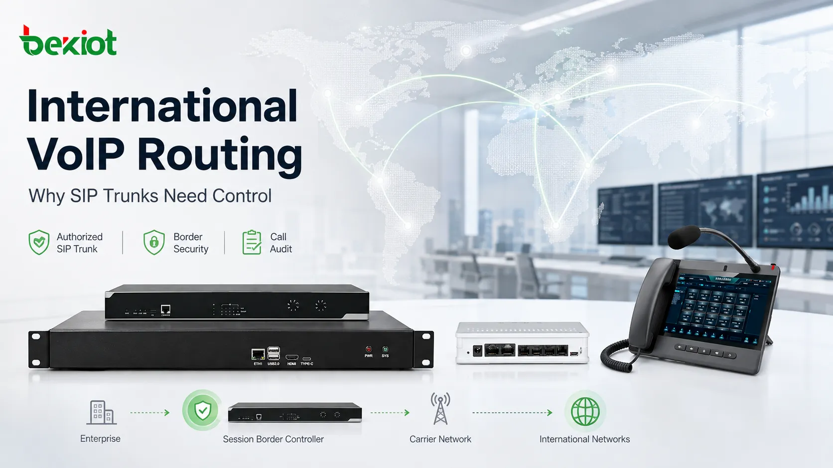 لماذا يجب إبقاء توجيه SIP Trunk تحت السيطرة في خدمات VoIP الدولية؟