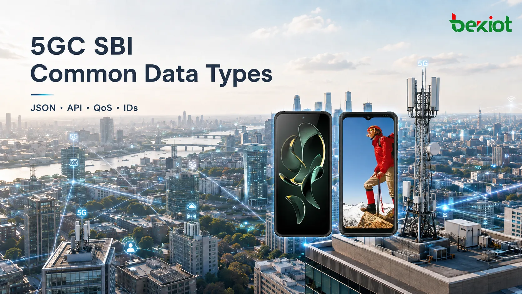 كيف تعمل أنواع البيانات المشتركة في واجهات SBI لنواة 5GC؟