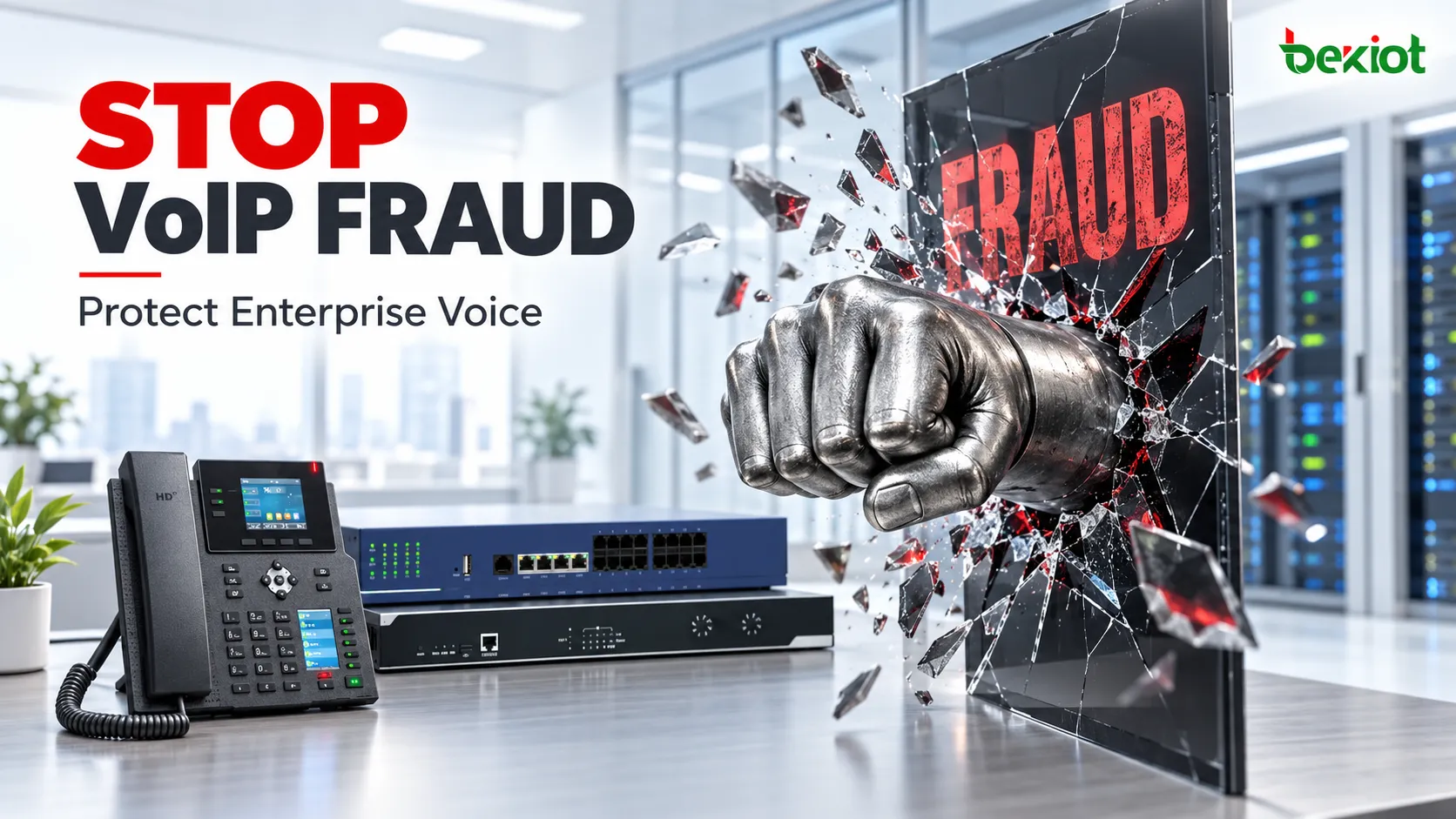 احذر احتيال VoIP: كيف تحافظ أنظمة هواتف VoIP على أمن الاتصالات؟
