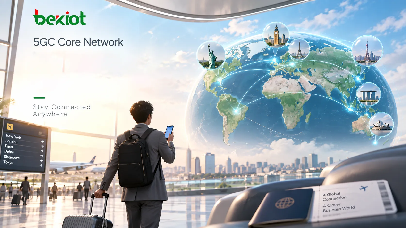 بعد 5GC Mobility Registration Update، يرسل New AMF رسالة Registration Accept تتضمن 5G-GUTI جديدًا وAllowed NSSAI وT3512 وRegistration Area، ويرد UE برسالة Registration Complete