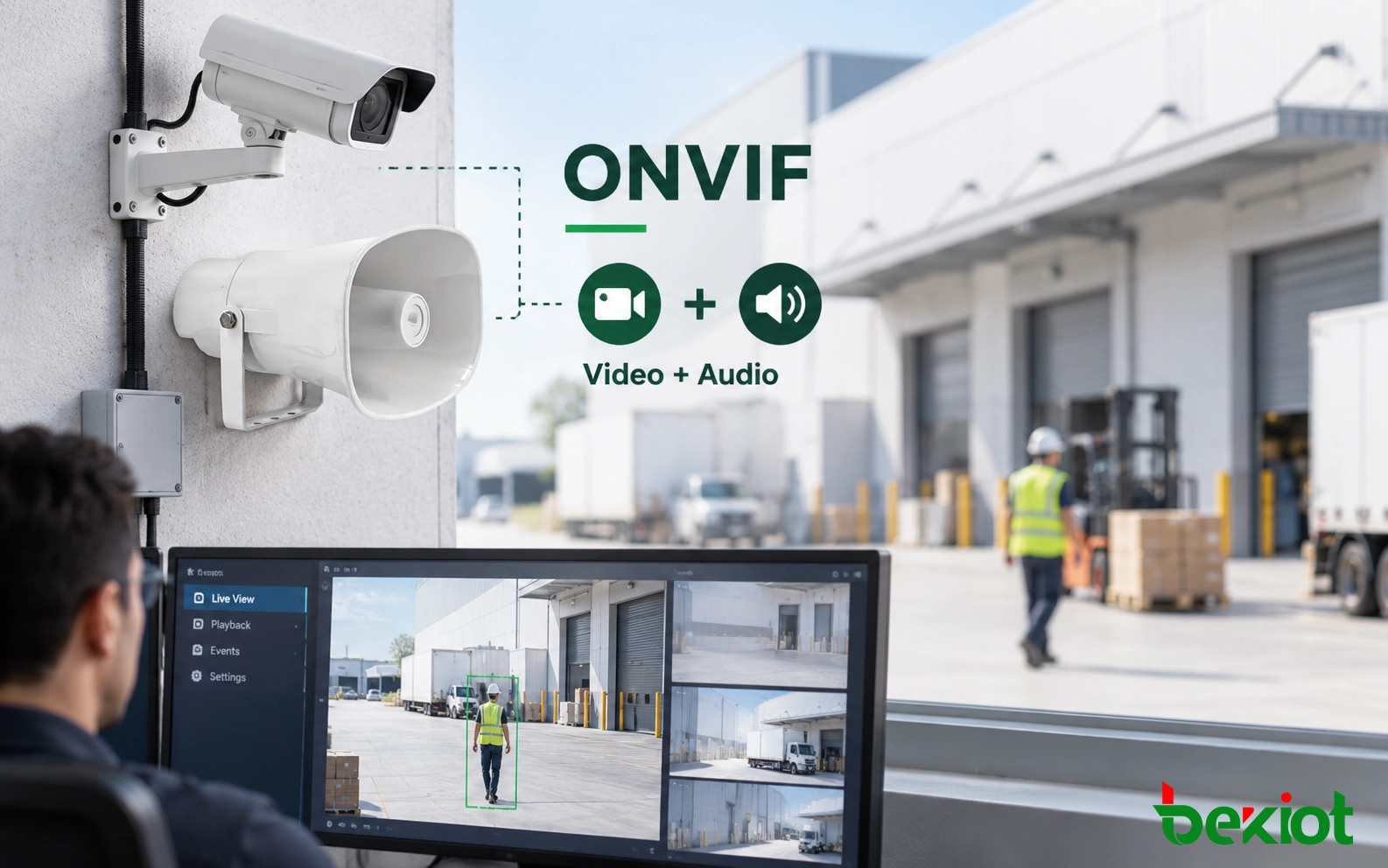 تكامل ONVIF والمراقبة بالفيديو