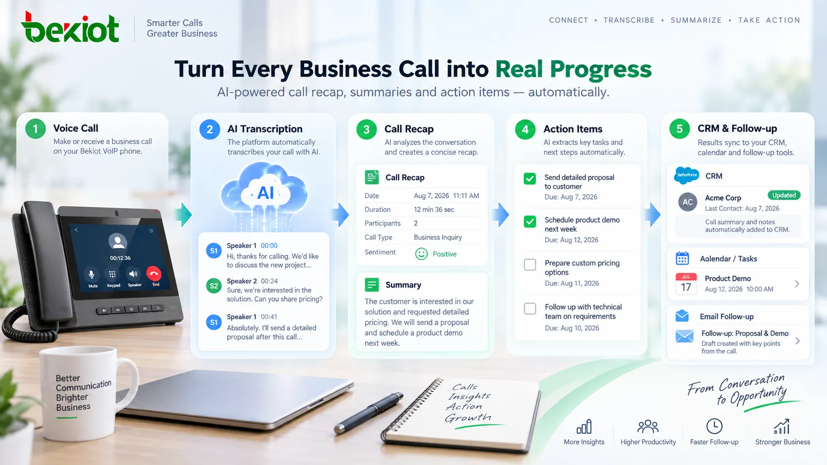 اختيار Business VoIP في 2026 مع تقييم Calling وAI Call Summary وبوابات الإدارة ونقاط نهاية SIP وتكامل CRM والأمان ومسار الانتقال من Unified Communications إلى Contact Center