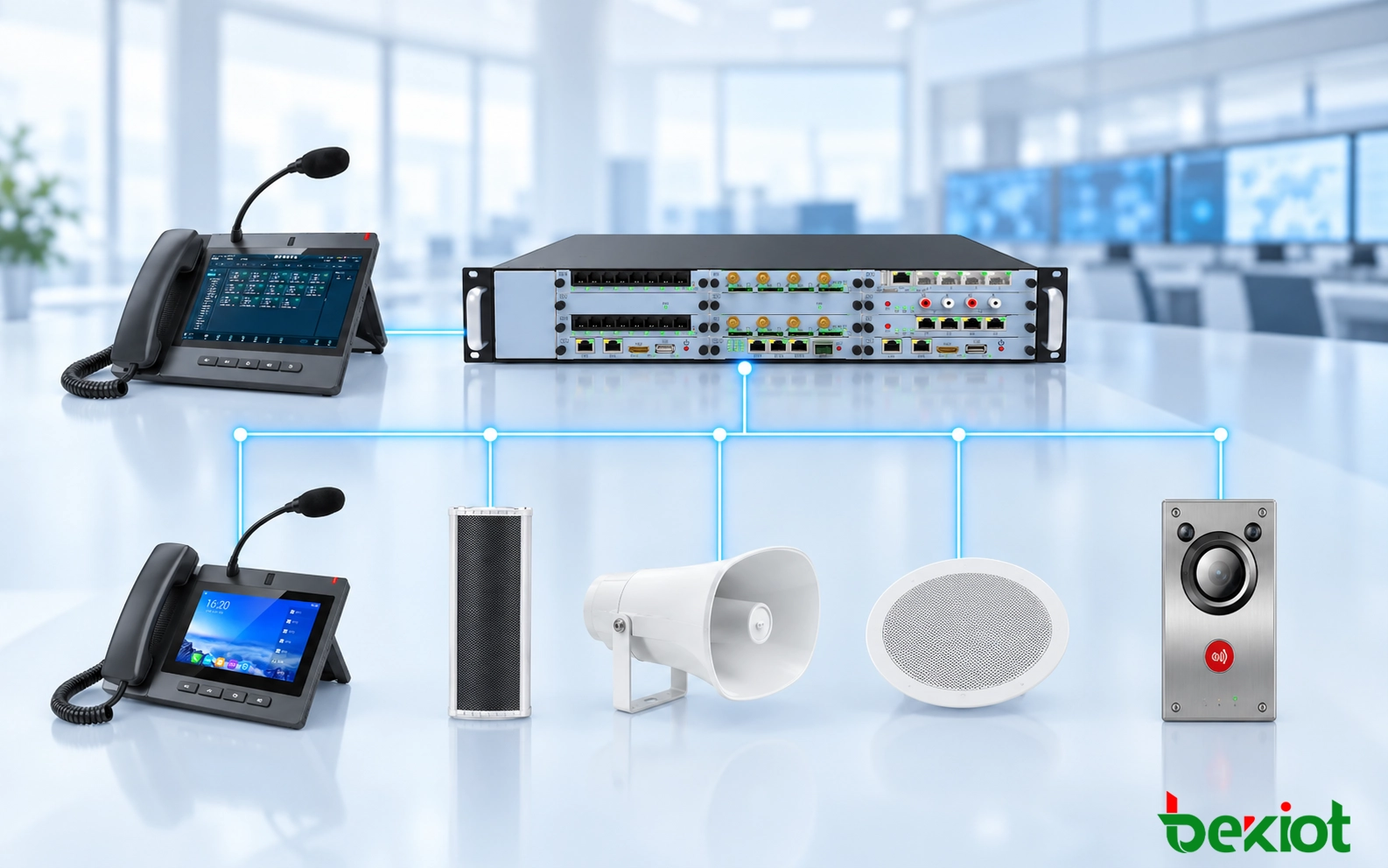 التكامل مع VoIP وSIP